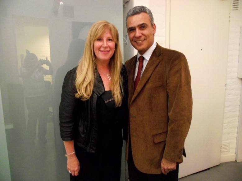 Dra. Frisari capacitándose con el Dr. Banegas, disertante internacional