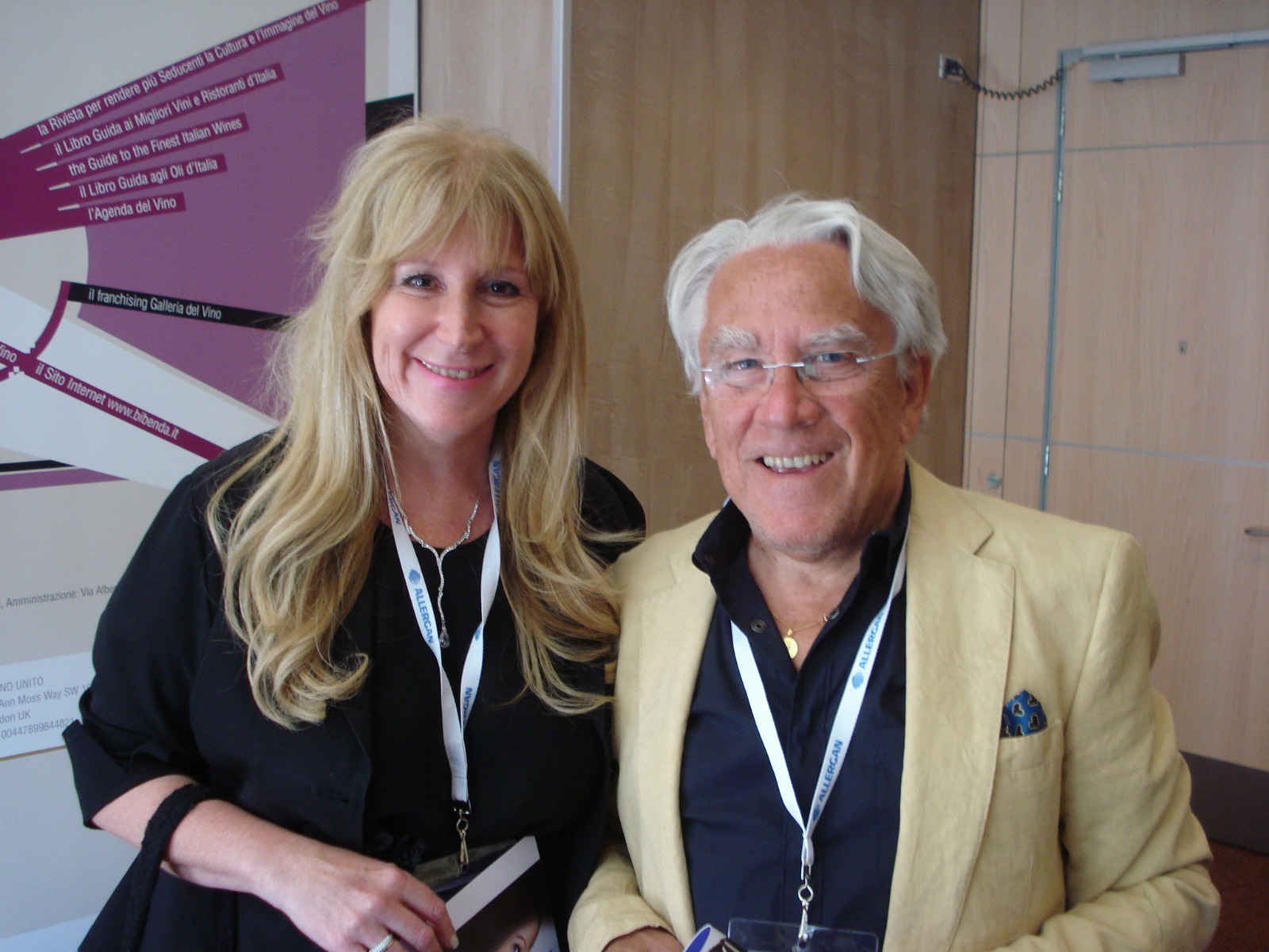 Dra. Frisari con el Dr. Michael Legrand en Roma